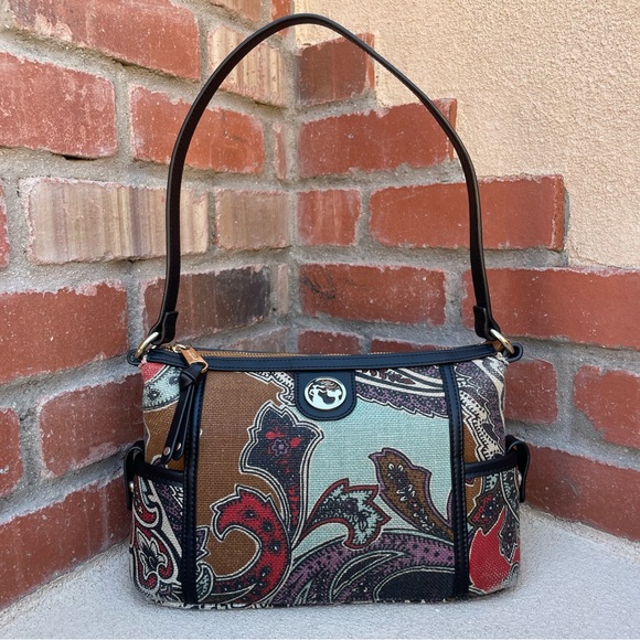 Spartina449 MIXED PATTERN BUNDLE-Simple Zip Linen/Leather Bag/Wallet/Jewelry Box - Picture 4 of 16